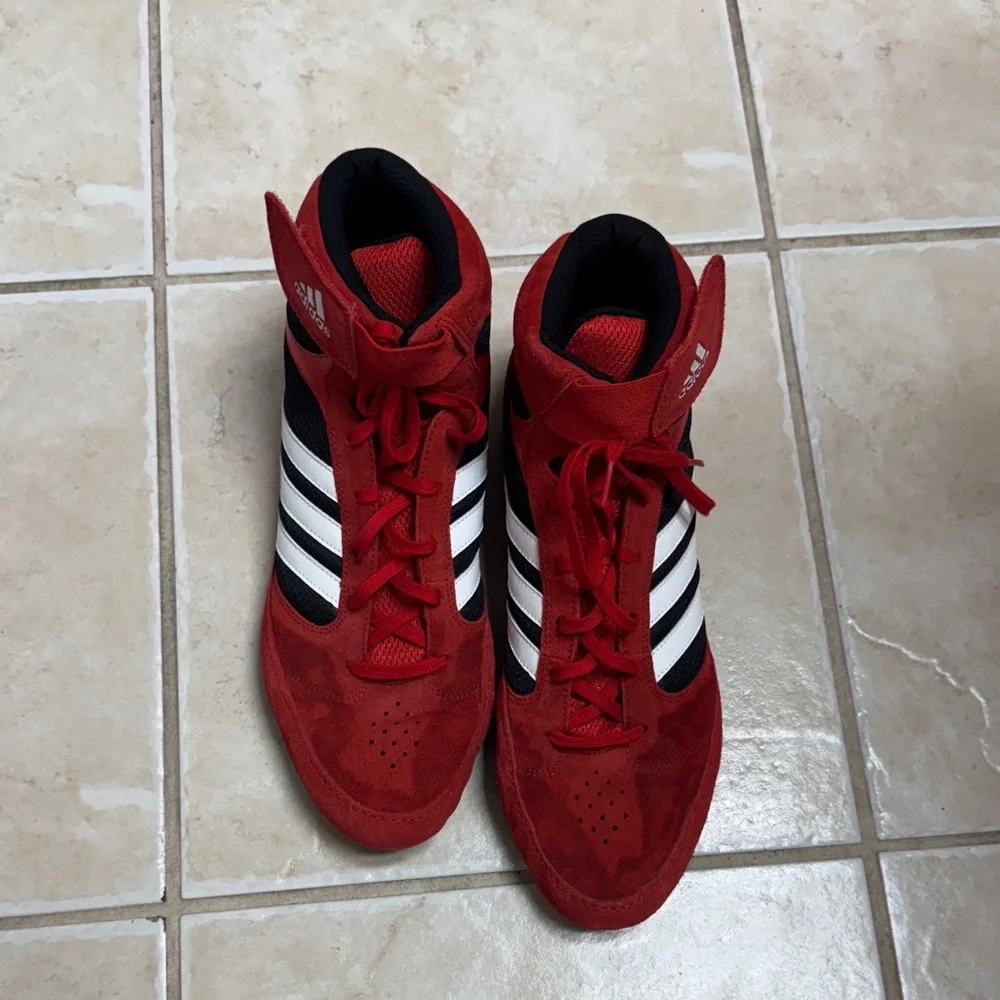 Adidas Pretereo 2.0 Wrestling Red and Black Sneakers